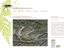 Tablet Screenshot of carabus.ch